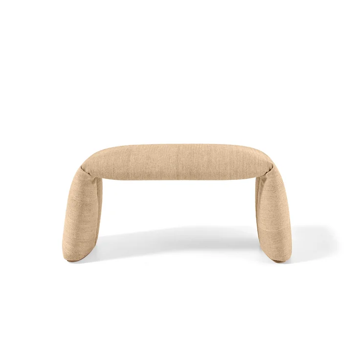 nanimarquina - Banc plié, moyen, 97 x 45 cm, beige