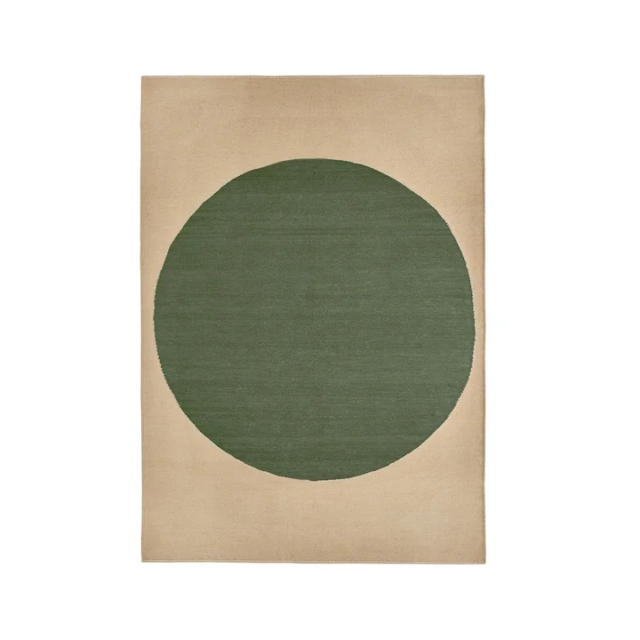nanimarquina - Tapis en laine Topo, 170 x 240 cm, vert