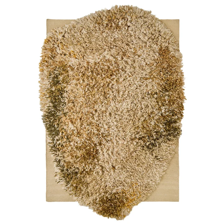 Tapis nanimarquina - Alga, 211 x 338 cm, ocre