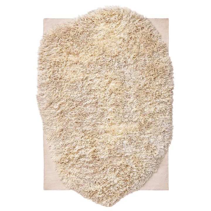 Tapis nanimarquina - Alga, 211 x 338 cm, blanc cassé