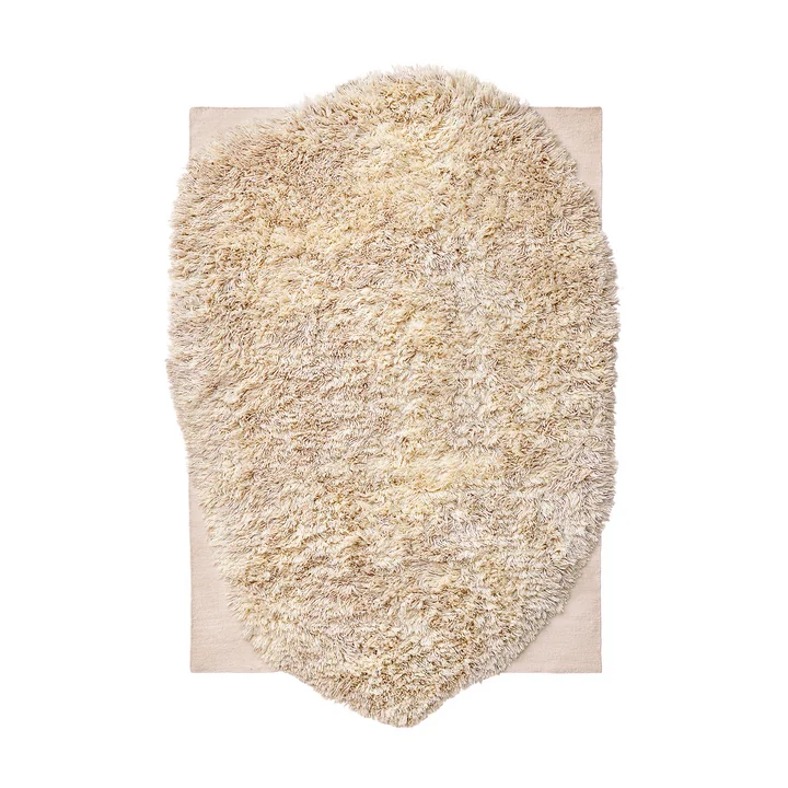 nanimarquina - Tapis Alga, 179 x 270 cm, blanc cassé