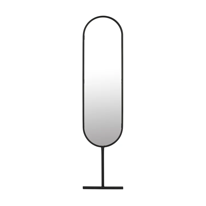 Zuiver - Tess Miroir sur pied ovale, noir