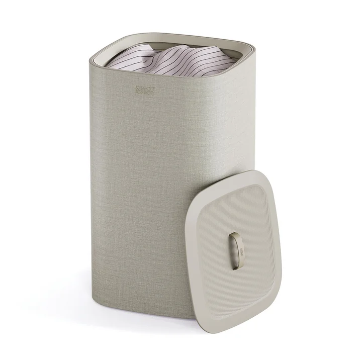 Joseph Joseph - Tota One Panier à linge à un compartiment 60 l, écru