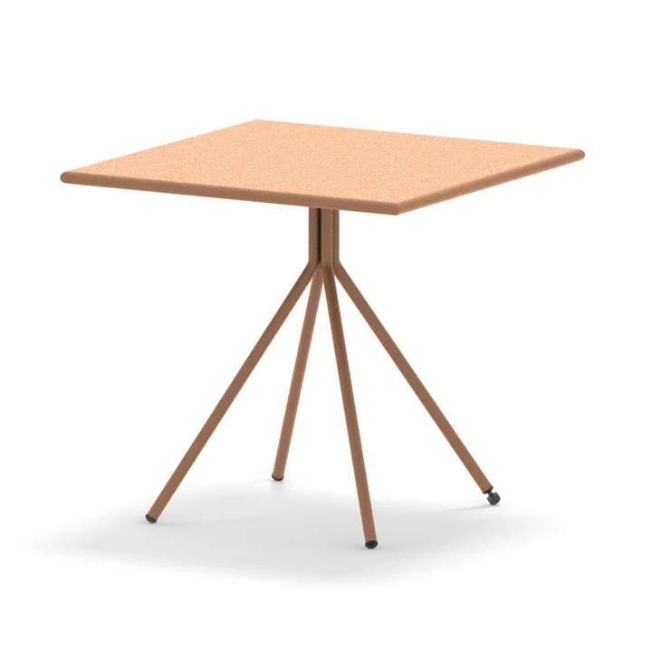 Vermobil - Table Twist, 80 x 80 cm, corten