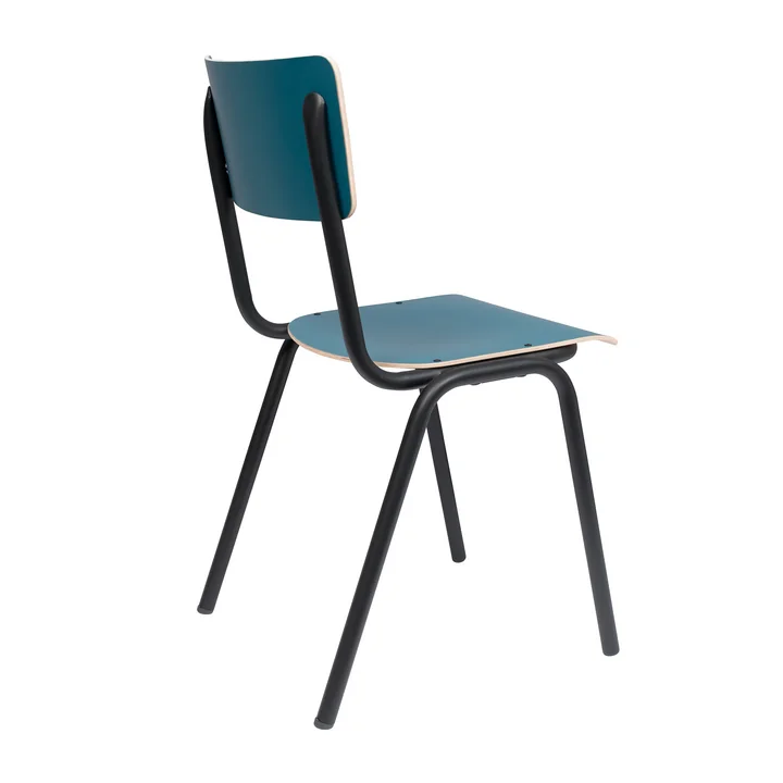 Zuiver - Back to School Chaise, pétrole