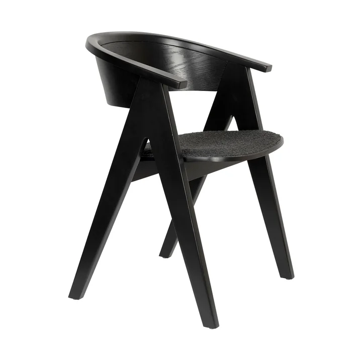 Zuiver - NDSM chaise avec accoudoirs, noir
