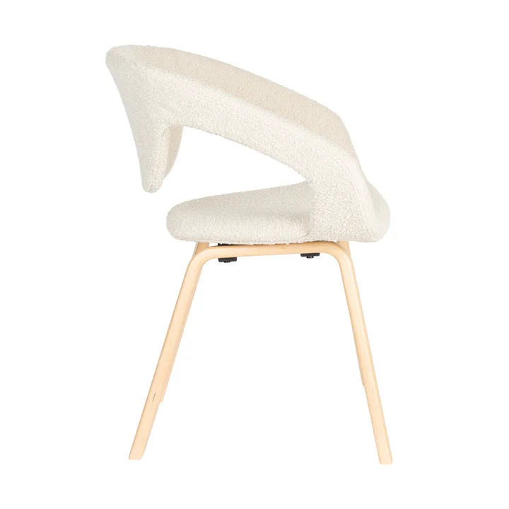 Zuiver - Flexback Chaise, Boucle beige