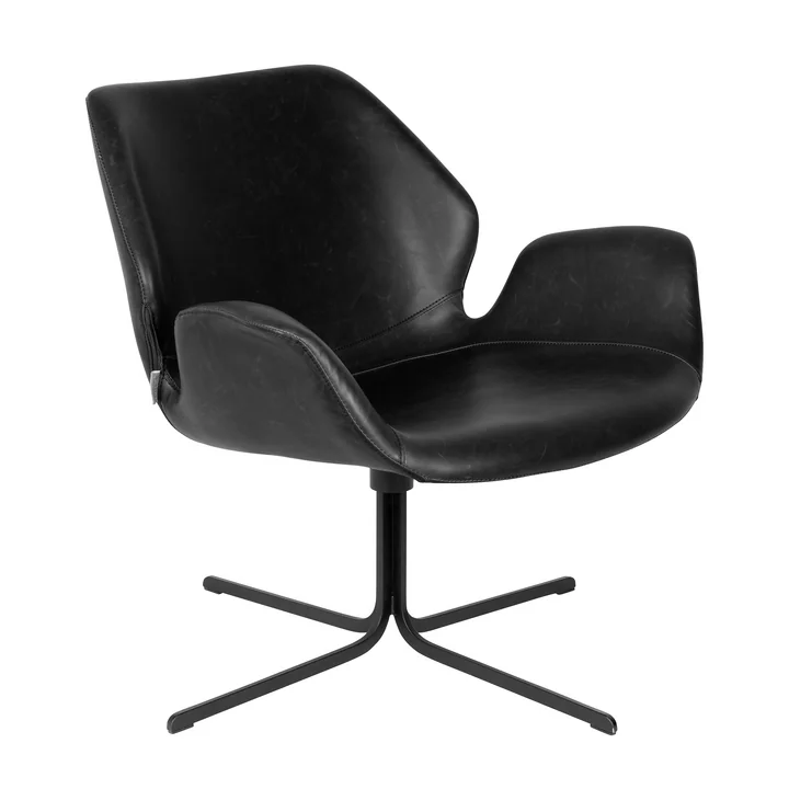 Zuiver - Nikki Lounge Chair, tout noir