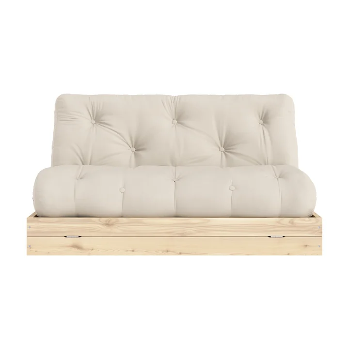 Karup Design - Flip Raw Lit de jour, 140 x 200 cm, pin naturel / beige (747)