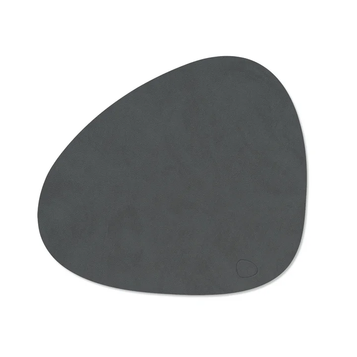 Set de table Curve M, 31 x 35 cm, Nupo anthracite de Lind DNA