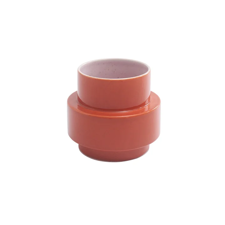 Acapulco Design - Los Floreros Vase, Ø 19 cm, Nature orange / pickled rosé