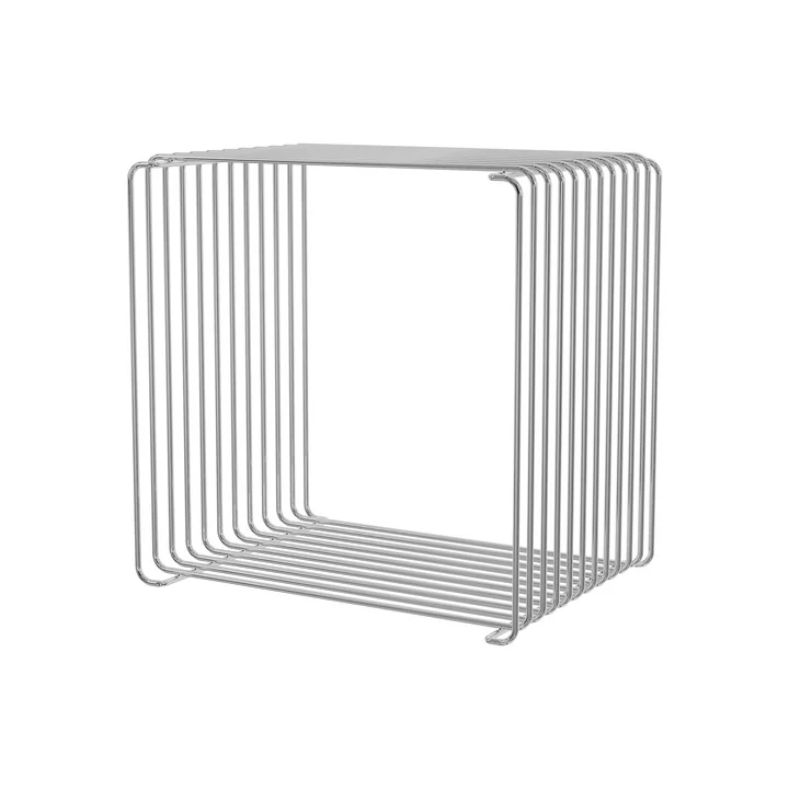 Montana - Panton Wire Étagère / Table d'appoint 25,7 cm, chrome