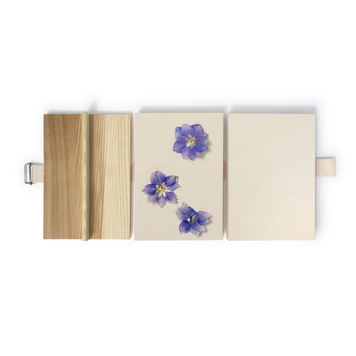 side by side - Presse à fleurs A5, nature