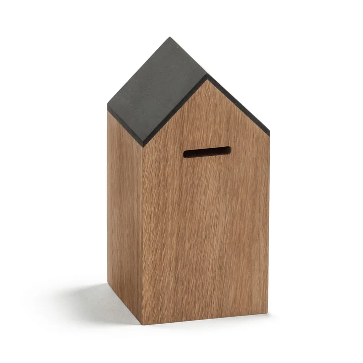 side by side - Maison d'épargne, grande, 155 x 80 cm, chêne huilé