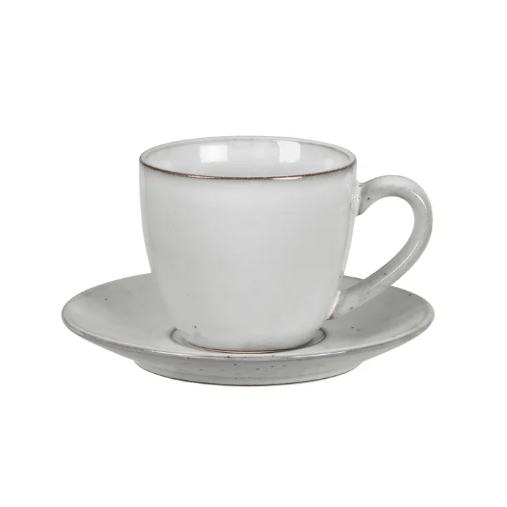 Broste Copenhagen - Nordic Sand Tasse avec soucoupe, 150 ml, sable