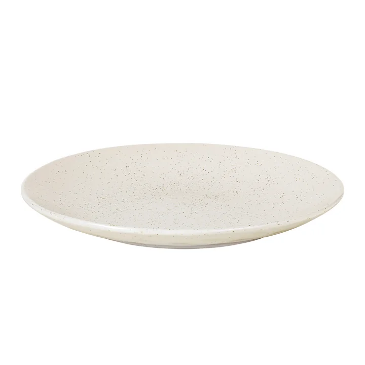 Broste Copenhagen - Nordic Vanilla Assiette plate, Ø 31 x 3,3 cm, cream white
