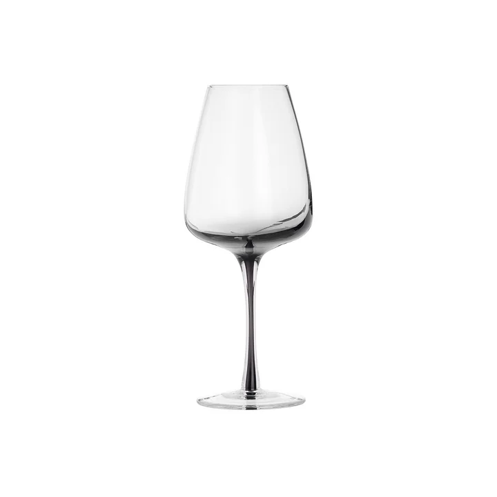 Broste Copenhagen - Smoke Verre à vin blanc 400 ml, gris