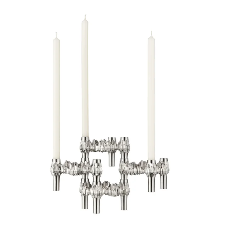 Stoff Nagel - Quist Bougeoir, chrome brossé