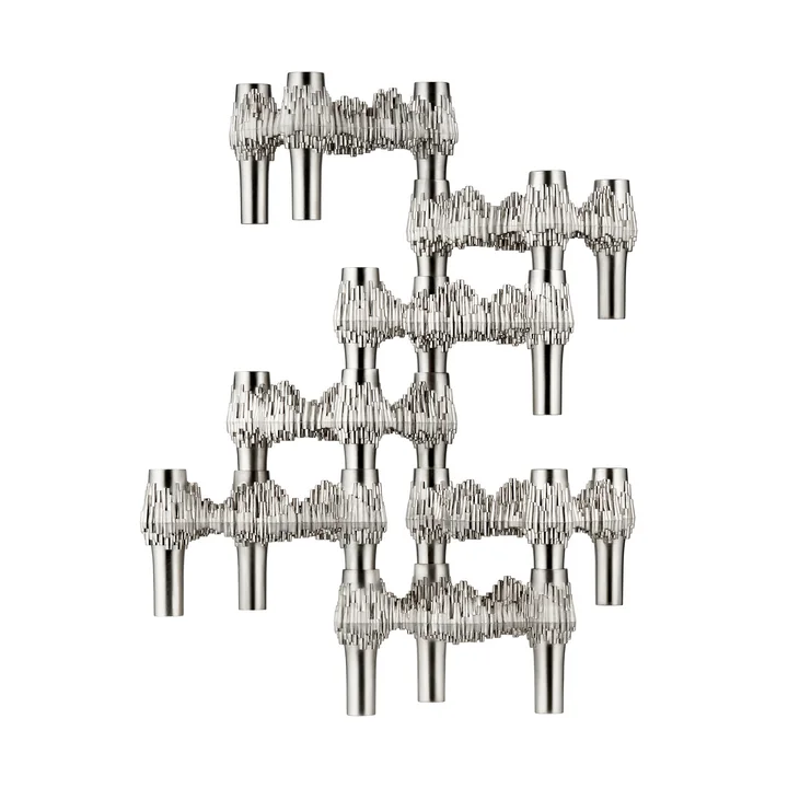 Stoff Nagel - Quist Bougeoir, chrome brossé