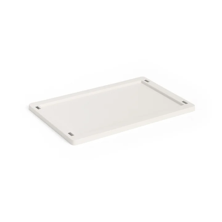 HAY - Colour Crate Couvercle S, plastique, off-white