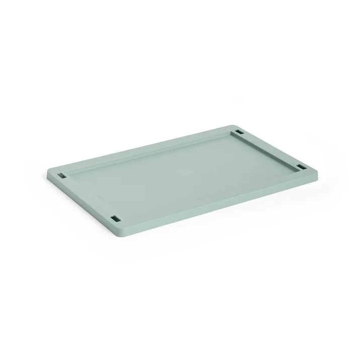 HAY - Colour Crate Couvercle S, plastique, vert sauge