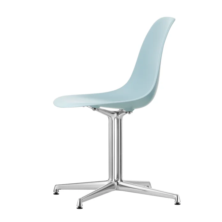 Vitra - Eames Plastic Side Chair DSL RE, poli / gris glacé