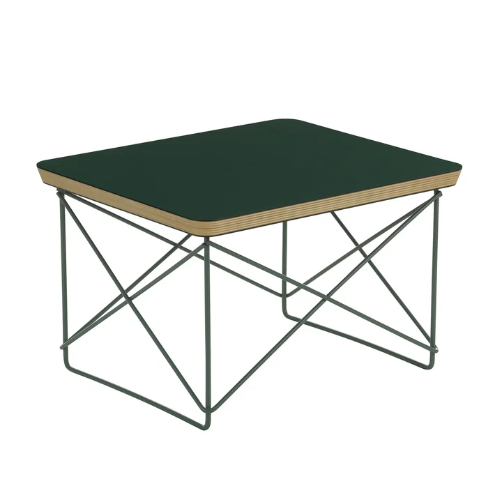 Vitra - Eames Occasional Table LTR , linoléum jade / sea foam green
