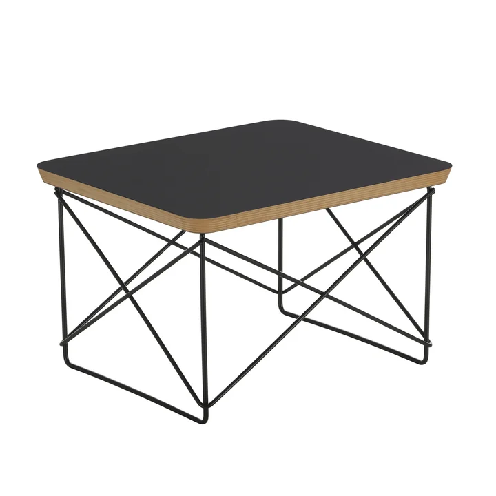 Vitra - Eames Occasional Table LTR , HPL noir / basic dark