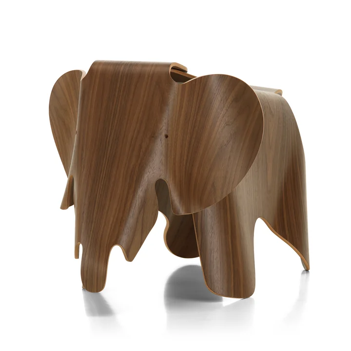Vitra - Eames Elephant Plywood, noyer naturel