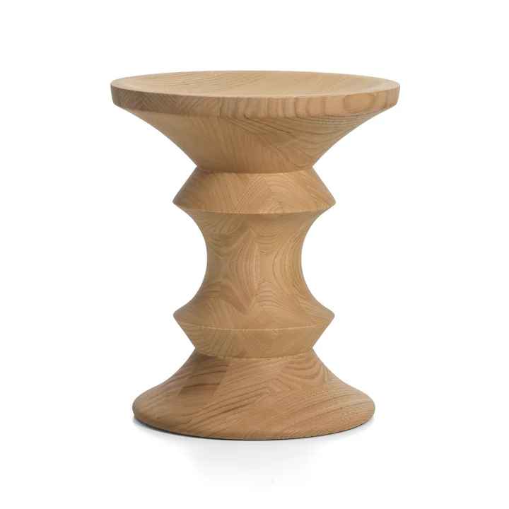 Vitra - Eames Tabouret, modèle C, châtaignier naturel