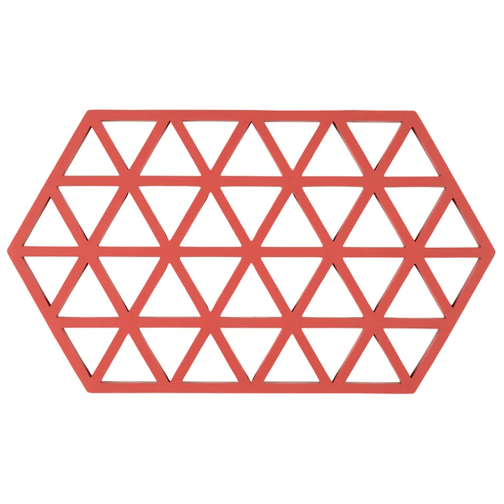 Zone Denmark - Triangle Dessous de verre, 24 x 14 cm, burned red