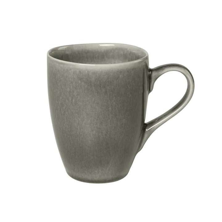 Broste Copenhagen - Nordic Rain Tasse avec anse, 25 cl, grise