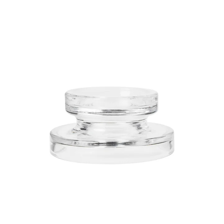 Broste Copenhagen - Petra Bougeoir, Ø 13 x H 6. 5 cm, clear