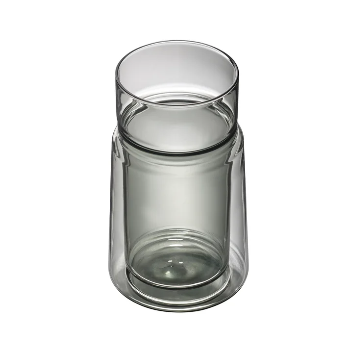 Jacob Jensen - Verre double paroi thermique, large, 33 cl, noir