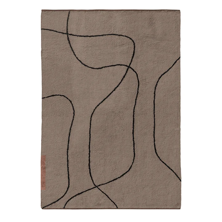 Mette Ditmer - Shadow Tapis, 140 x 200 cm, marron