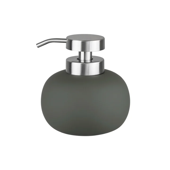 Mette Ditmer - Lotus Play Distributeur de savon, H 13 cm, olive foncé