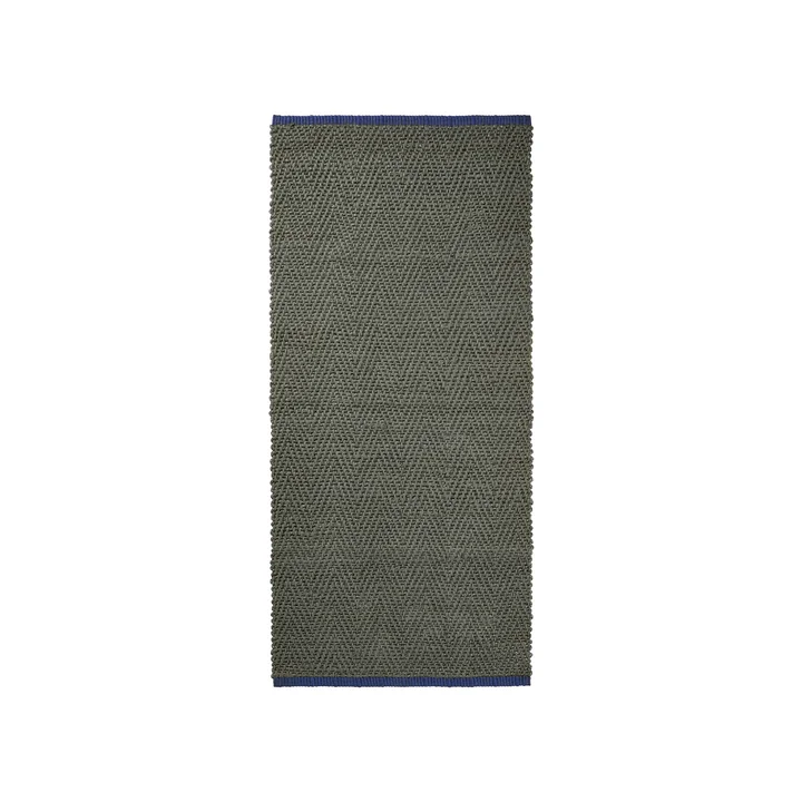Mette Ditmer - Notes Tapis de jute, 70 x 150 cm, dark olive