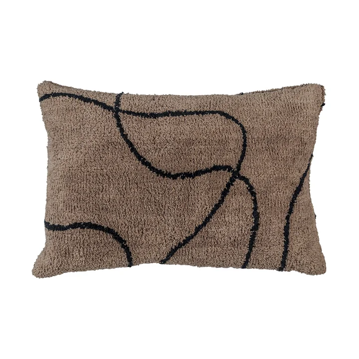 Mette Ditmer - Shadow Taie d'oreiller, tuftée, 40 x 60 cm, marron