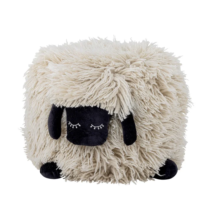 Bloomingville Mini - Dolly Pouf, 50 x 45 cm, blanc