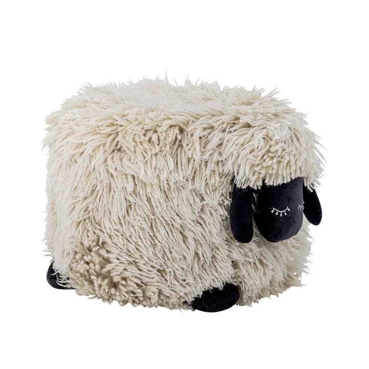 Bloomingville Mini - Dolly Pouf, 50 x 45 cm, blanc