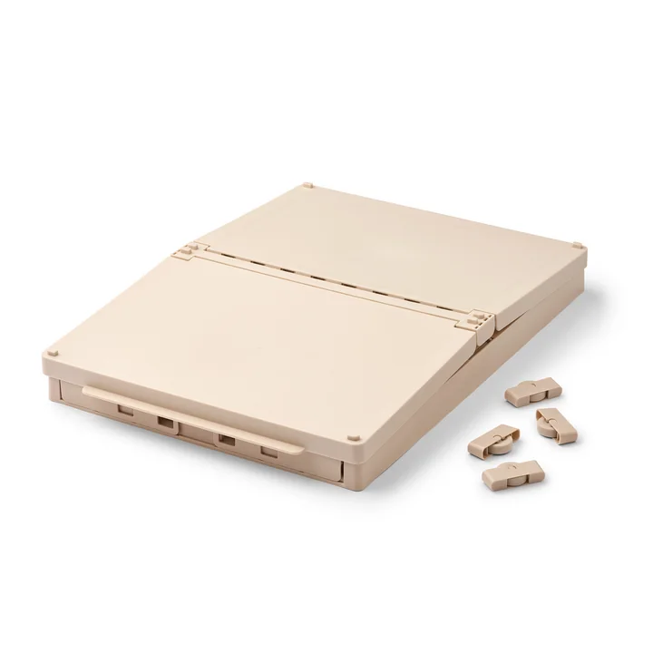 LIEWOOD - Weston Boîte à literie avec roulettes, L, sandy