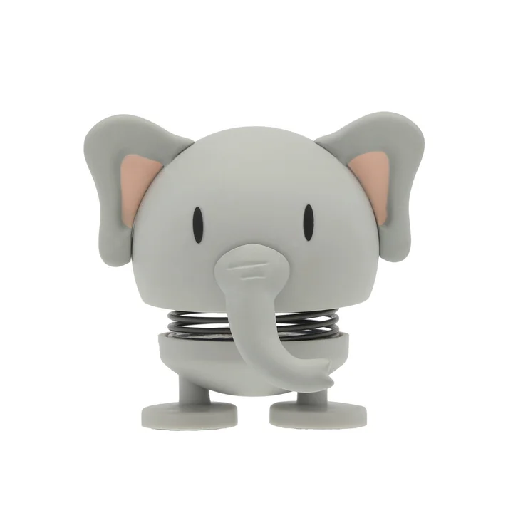 Hoptimist - Soft Elephant, Small, gris