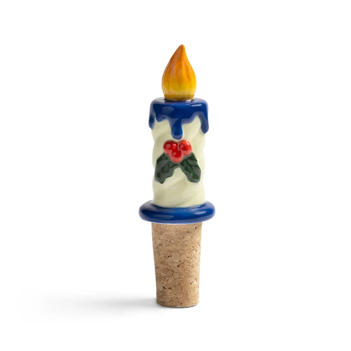 and klevering - Candle Bouchon de bouteille, vert / multicolore