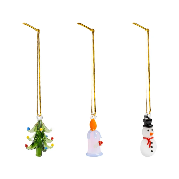 and klevering - Merry Ornament #2, multicolore (set de 3)