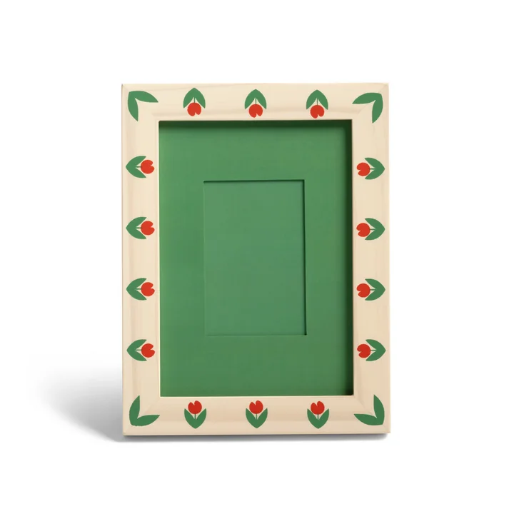& klevering - Patch cadre photo, 14,5 x 19 cm, tulipe, multicolore