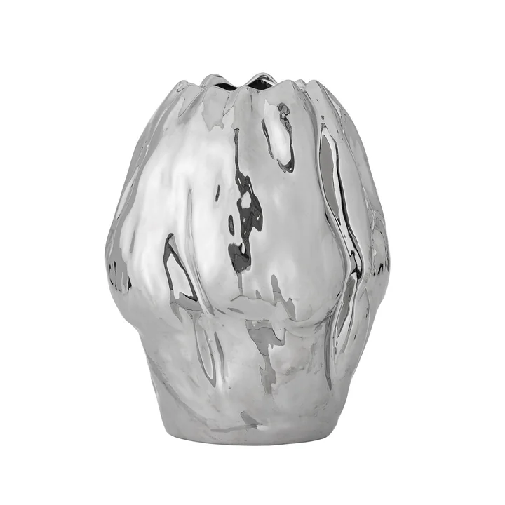 Bloomingville - Bobby Vase, argent