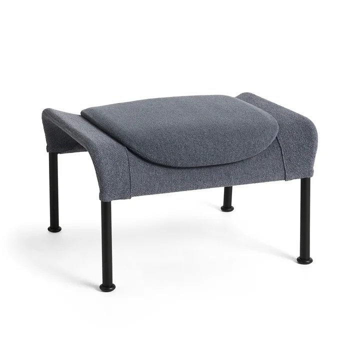 HAY - Ottomane O2, noir / gris (Lift)