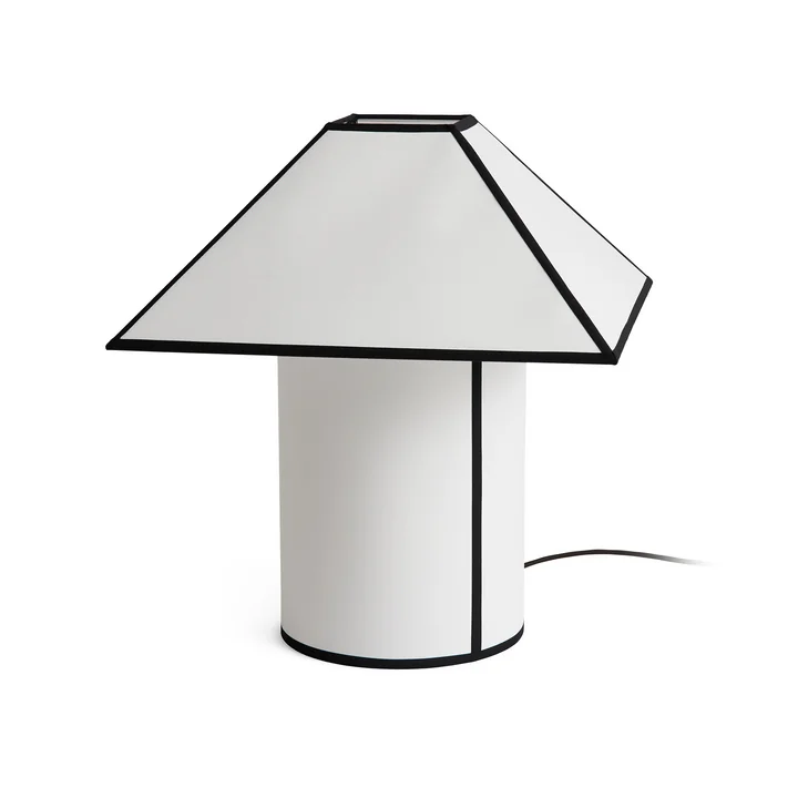 HAY - Ava Pyramid Lampe de table Ø 45 cm, blanc