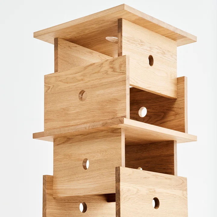 HAY - Woodbox table basse, chêne huilé