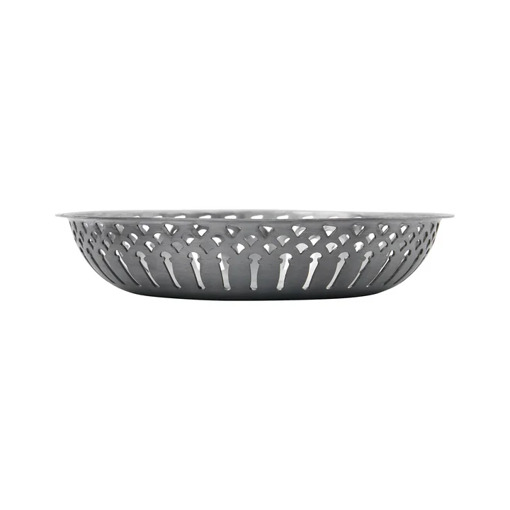 Nicolas Vahé - Bread corbeille à pain, finition argent antique (lot de 2)